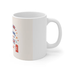 Dog Mum But Make It British Mug — 11oz Ceramic Tea Cup for British Dog Lovers