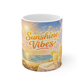 Mug - Sunshine Vibes Beach Coffee Cup (11oz)