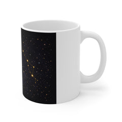 Taurus Zodiac Mug — Gold Bull Constellation Coffee Cup