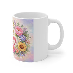 Mug — "In Full Bloom" Floral Coffee Mug | Spring Garden Gift