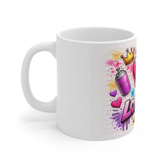 Urban Love Graffiti Mug – Bold Street Art Aesthetic