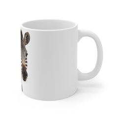 Zebra Grace Mug – Realistic Wildlife Portrait Design