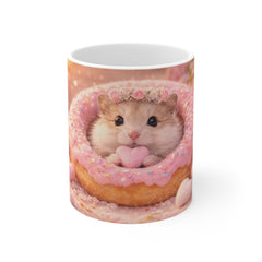 Cute Hamster 11oz White Mug