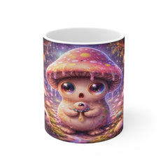 Mushroom Dreams Mug – Whimsical Surreal Art Design