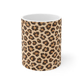 Leopard Print 11oz White Mug