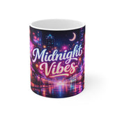 Mug - 'Midnight Vibes' Neon City Coffee Cup