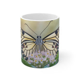 Butterfly Bloom Mug – Elegant Floral Butterfly Design