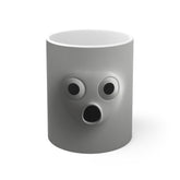 Surprised Face 11oz Coffee Mug — Cute Shocked Expression Gift