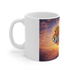 Dream Big Work Hard Coffee Mug — Inspirational Motivational 11oz Ceramic Mug