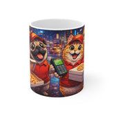 Pizza Patrol Mug – Funny Delivery Dog & Cat Design