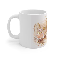 Wild Chic Print 11oz White Mug
