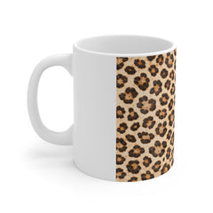 Leopard Print 11oz White Mug