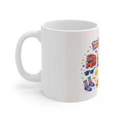 British Icons 11oz Mug — "Oi!" London Tea & Breakfast Illustration