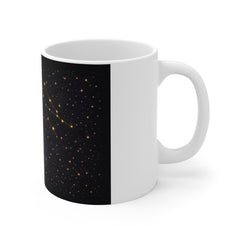 Gemini Constellation 11oz Mug — Gold Zodiac Twins Coffee Cup