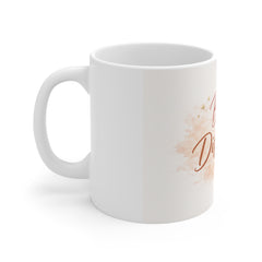 Built Different Coffee Mug — Motivational 11oz White Ceramic Mug