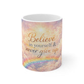 Believe in Yourself Mug – Uplifting Motivational Quote Design