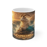 Capricorn Zodiac Mug — Mythical Sea-Goat Astrology Coffee Cup