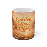 Golden Hour Vibes Mug — Scenic Autumn Sunrise Ceramic Coffee Cup