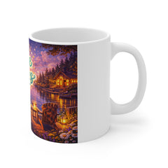 Lake Vibes Mug — Cozy Lakeside Sunset Coffee Cup (11oz)