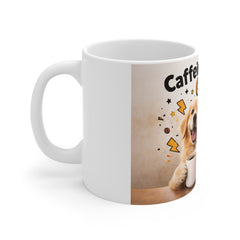 Caffeine and Chaos Crew! Mug — Cute Dog & Cat Coffee Lover Gift