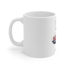 British Gentleman Pigeon Mug — Funny Tea & Cigar Bird Coffee Cup
