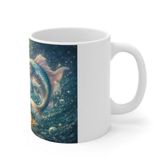 Pisces Zodiac Mug — Celestial Twin Fish Astrology Coffee Cup (11oz)