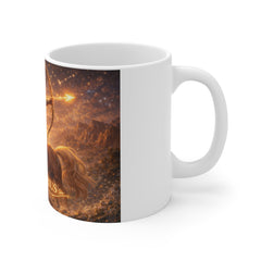 Sagittarius Zodiac Mug — Fiery Archer Astrology Coffee Cup