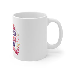 Strong Inspired Fearless Women Mug — United & Unstoppable Inspirational Coffee Cup