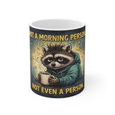 Funny Racoon 11oz White Mug