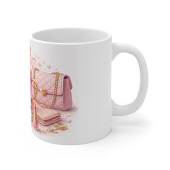 Blush Luxe Coffee Mug – Chic Pink Aesthetic Design