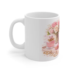 Blush Luxe Coffee Mug – Chic Pink Aesthetic Design