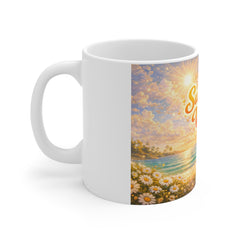 Mug - Sunshine Vibes Beach Coffee Cup (11oz)