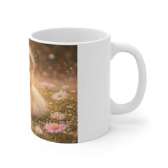 Cute Duckling Mug — Floral Crown Baby Duck Coffee Cup (11oz)