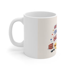 Hold Your Horses Mug — British Tea & Pub Icons 11oz Ceramic Coffee Cup