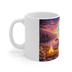 Lake Vibes Mug — Cozy Lakeside Sunset Coffee Cup (11oz)