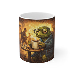 Grumpy Turtle Coffee Mug — Funny Slow Morning Ceramic Mug