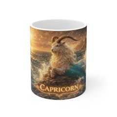 Capricorn Zodiac Mug — Mythical Sea-Goat Astrology Coffee Cup