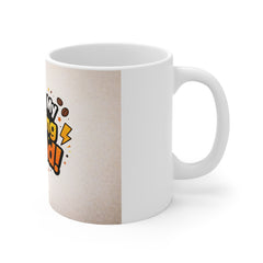 Fueling My Morning Grind! Coffee Mug — Fun Motivational 11oz Ceramic Cup