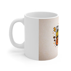 Fueling My Morning Grind! Coffee Mug — Fun Motivational 11oz Ceramic Cup