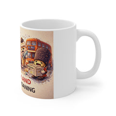 Keep Calm and Carry On...Moaning Mug — Funny British Bulldog Coffee Cup